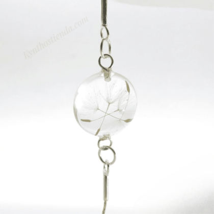 Pulsera Dientes de León en Plata 925 | Flores Naturales