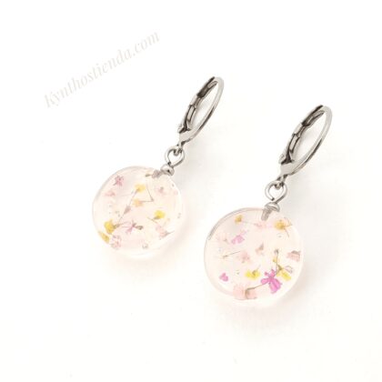 Aros "Colección Microflores"-- Acero Q.