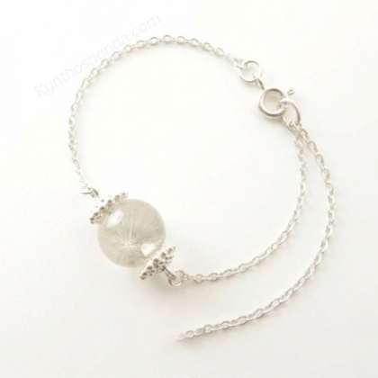 Pulsera "Colección Dientes de León" Plata 925