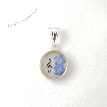 Dije 1,2 cm Clave de Sol "Colección NomeOlvides" Plata 925