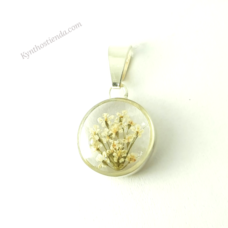 Dije Microflores Blancas - Colección Pureza - Plata 925