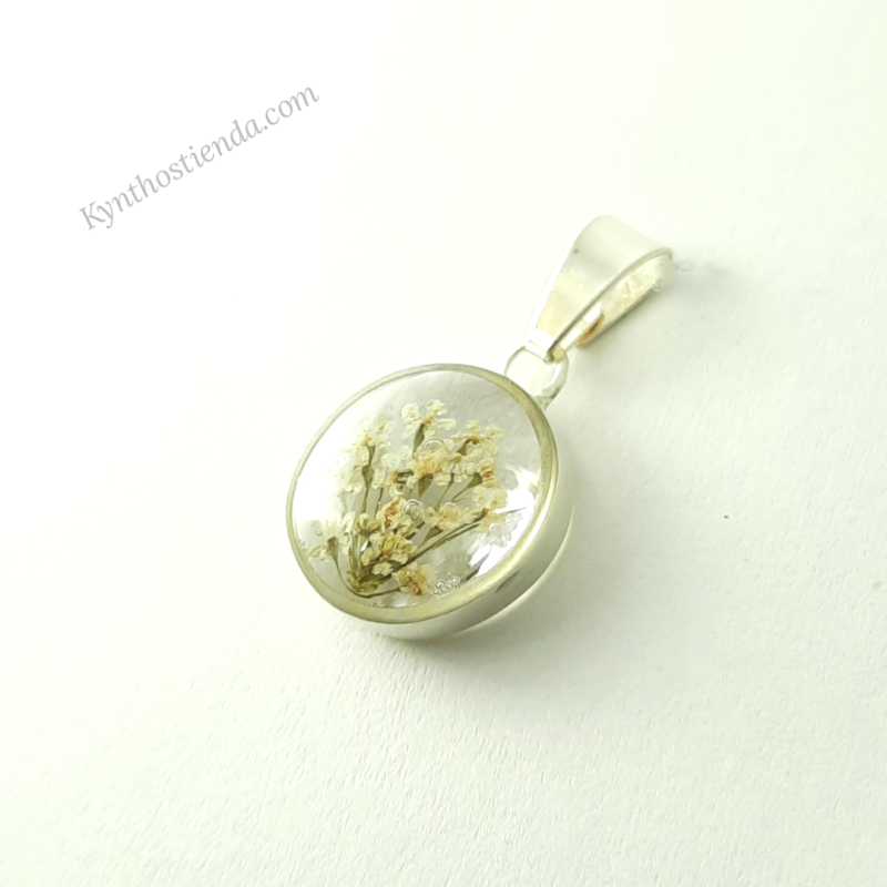 Dije Microflores Blancas - Colección Pureza - Plata 925