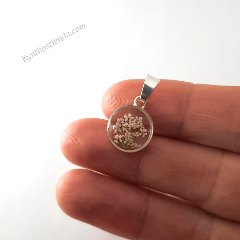 Dije Microflores Blancas - Colección Pureza - Plata 925