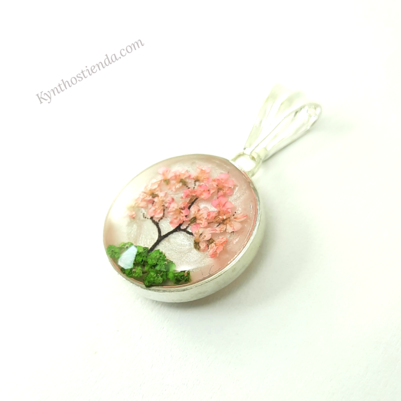 Dije Árbol de Sakura - 1,6 cm "Colección Microflores" Plata 925