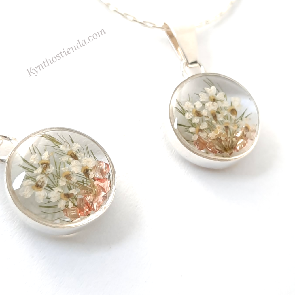 Dije Microflores Mini Jardín - Colección Pureza - Plata 925